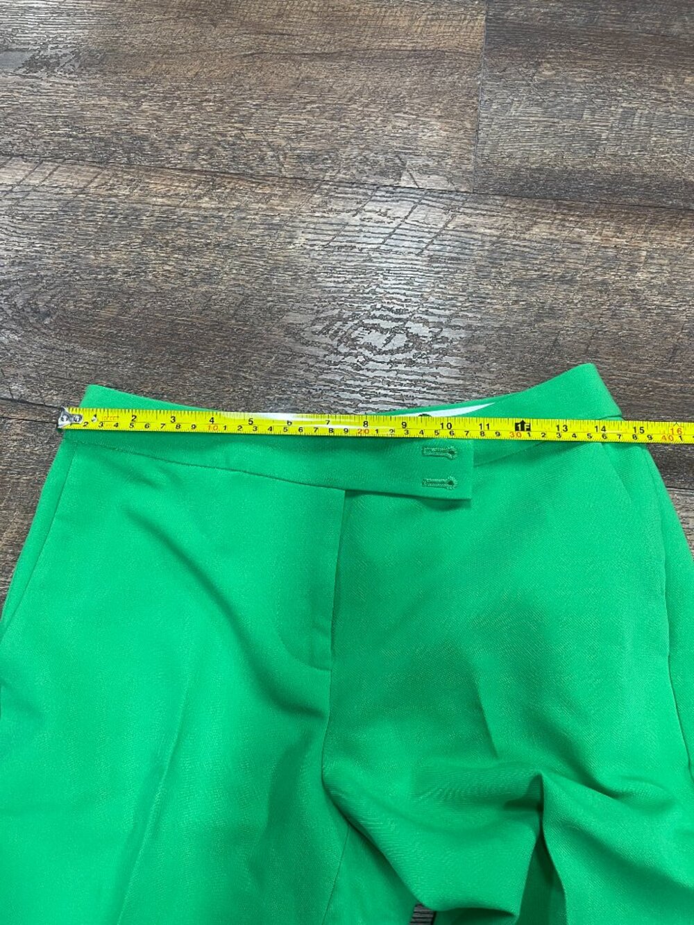 Karl Lagerfeld Paris Green Tailored Ankle Pants Size 2 - Picture 4 of 10